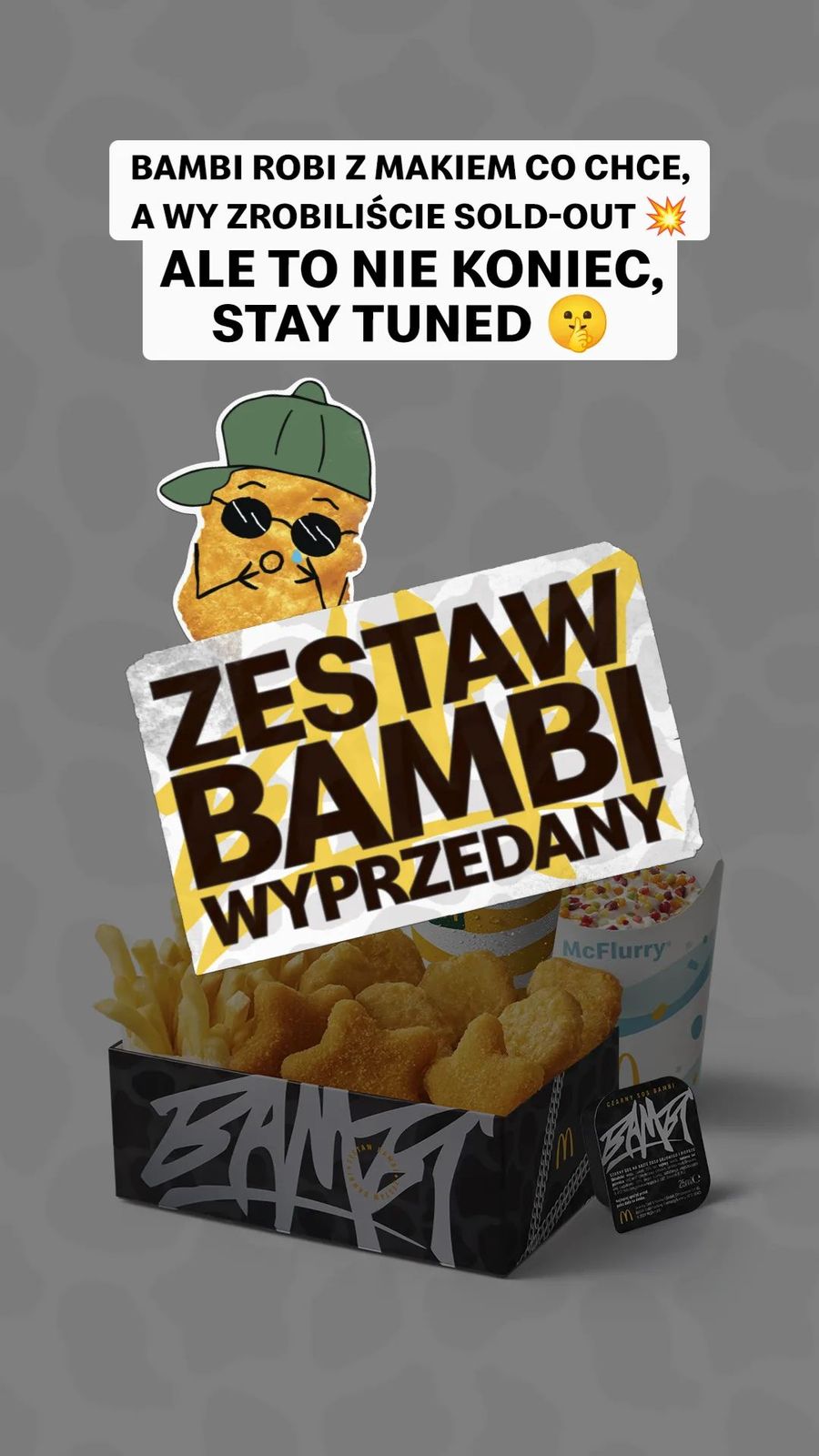 McDonald’s ogłosił, że zestaw Bambi został w całości wyprzedany