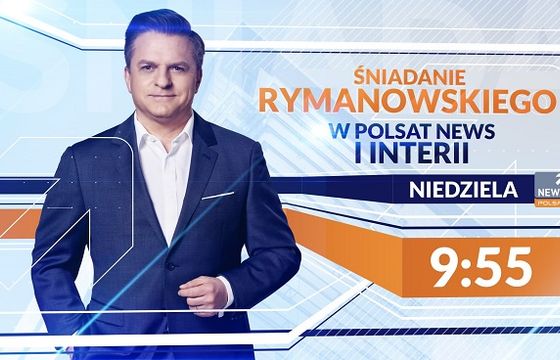 495 tys. widzów programu „Śniadanie Rymanowskiego w Polsat News i Interii”