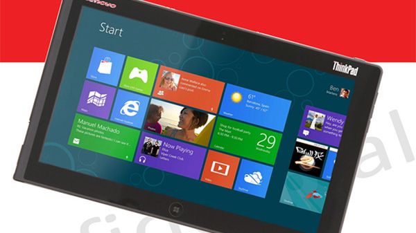 Biznesowy Lenovo ThinkPad Tablet 2 z Windowsem 8 1