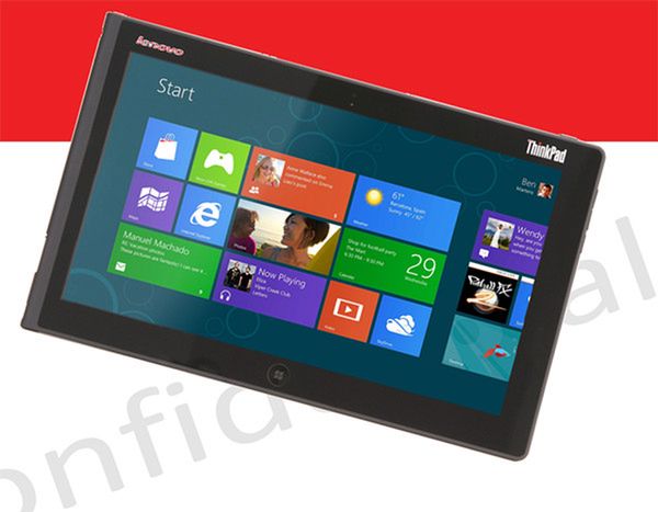 Biznesowy Lenovo ThinkPad Tablet 2 z Windowsem 8