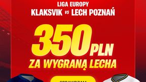 Lech wygra z Klaksvik? Odbierz 350 zł bonusu