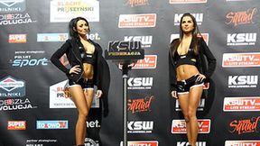 Ring girls gali KSW 33 w Krakowie (galeria)