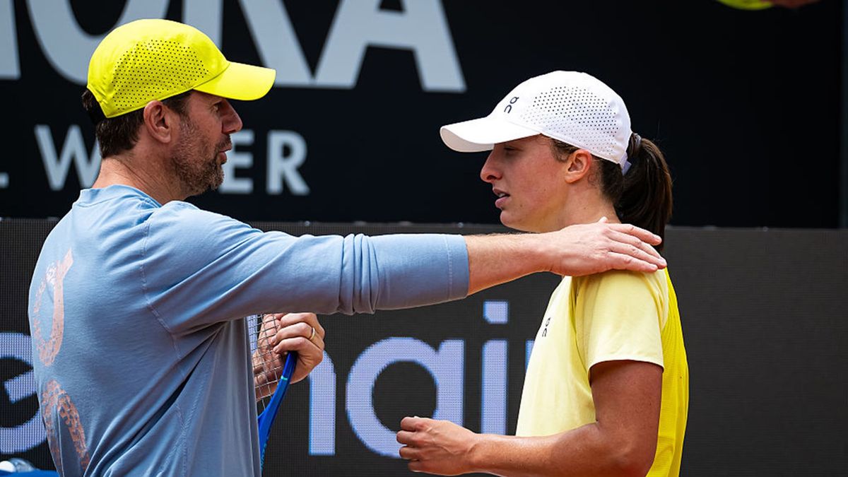 Getty Images / Robert Prange / Na zdjęciu: Iga Świątek i Wim Fissette