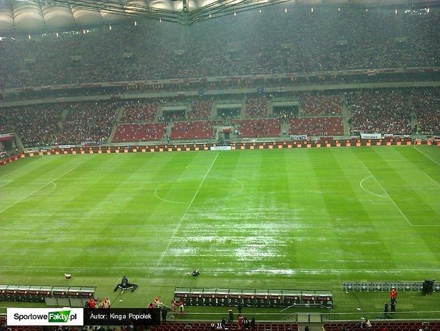 To nie żart, to murawa na Stadionie Narodowym w Warszawie