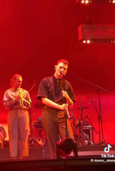 Dawid Podsiadło podczas festiwalu "Zorza"