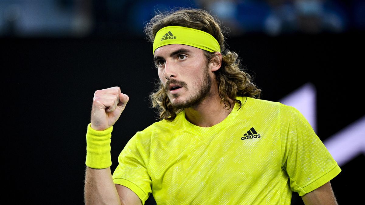 PAP/EPA / DEAN LEWINS / Na zdjęciu: Stefanos Tsitsipas