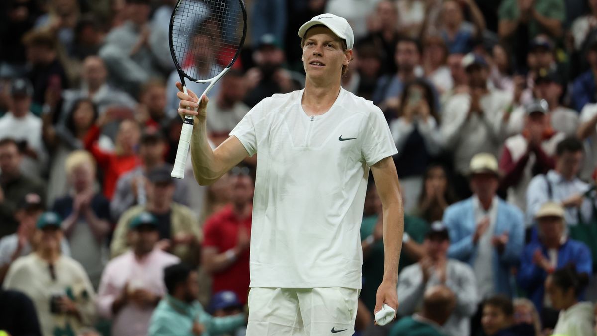 PAP/EPA / Neil Hall / Na zdjęciu: Jannik Sinner