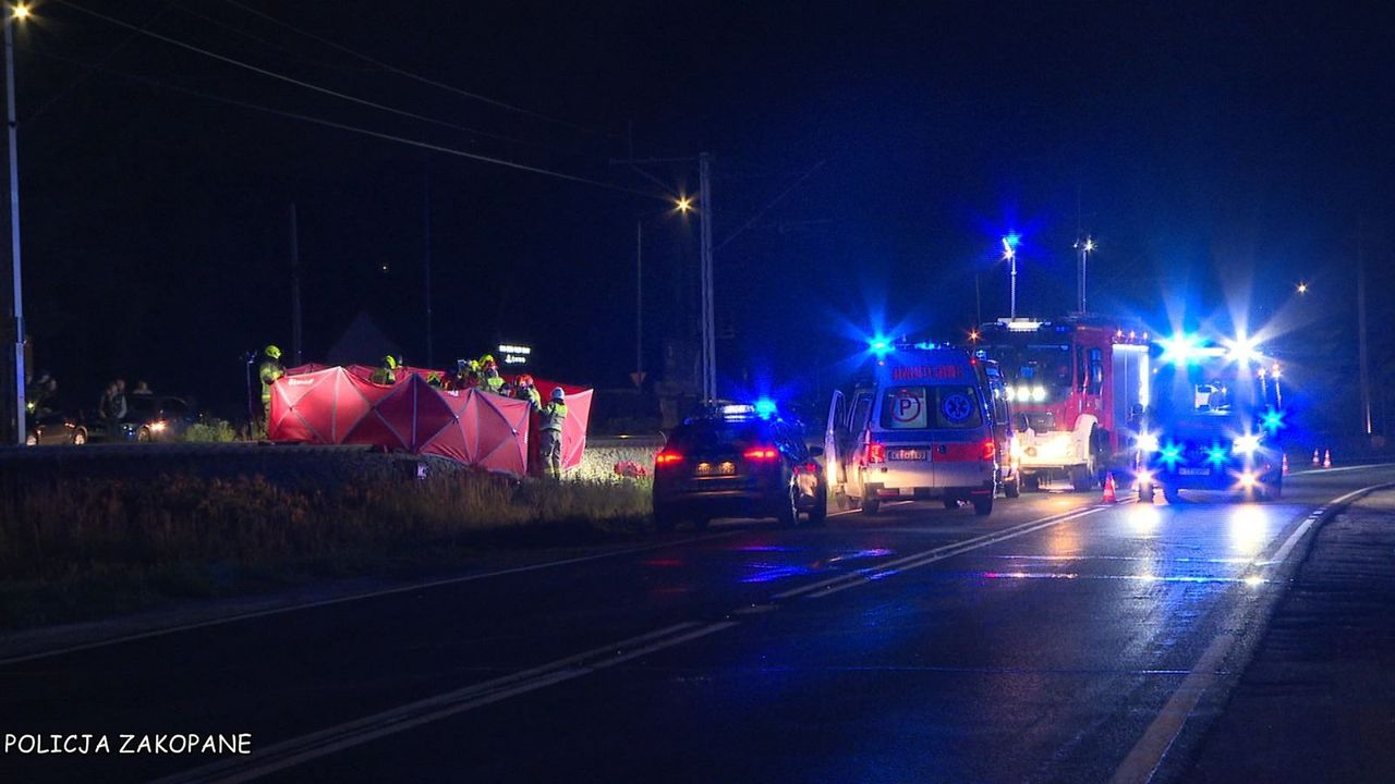 Tragiczny wypadek na torach. Pociąg potrącił dwie osoby