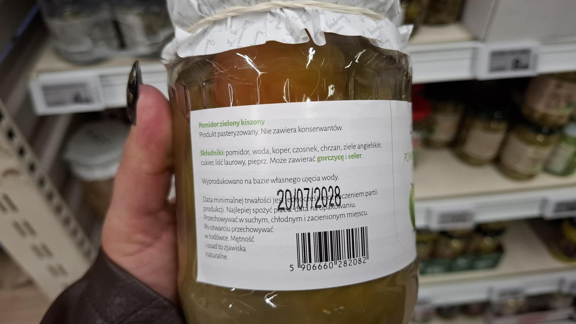 Kiszone zielone pomidory