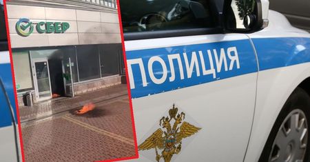 Rosyjska emerytka podpaliła bank. Krzyczała "Sława Ukrainie"