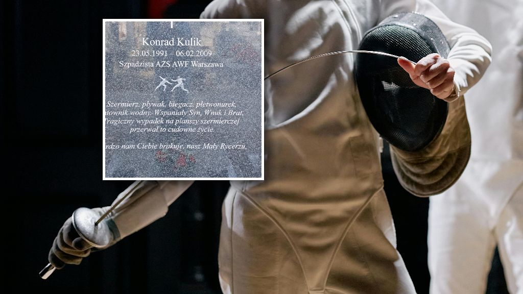 Grób szermierza Konrada Kulika 