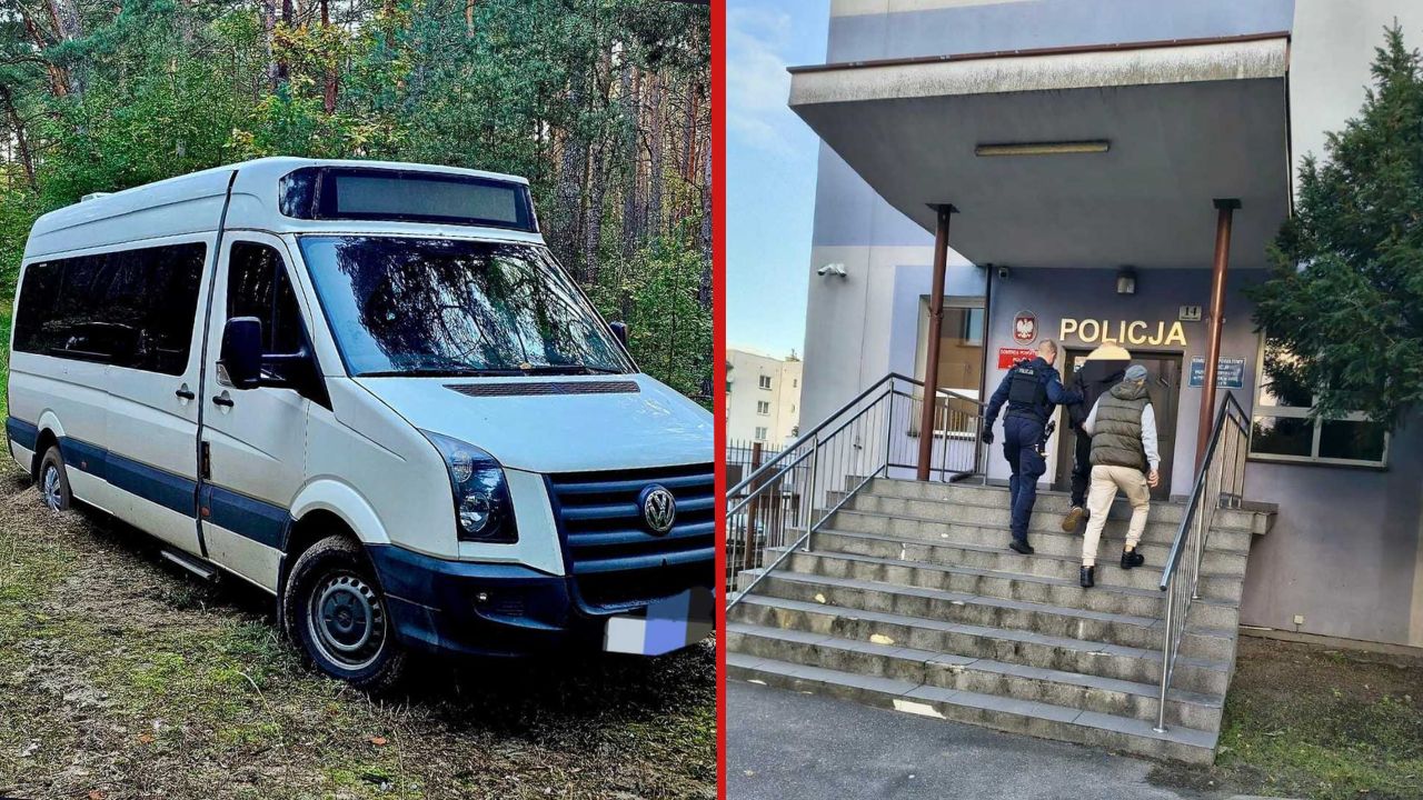Błyskawiczna akcja policji w Chodzieży! Odzyskali busa dla niepełnosprawnych
