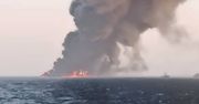 Największy irański okręt wojenny zatonął po pożarze