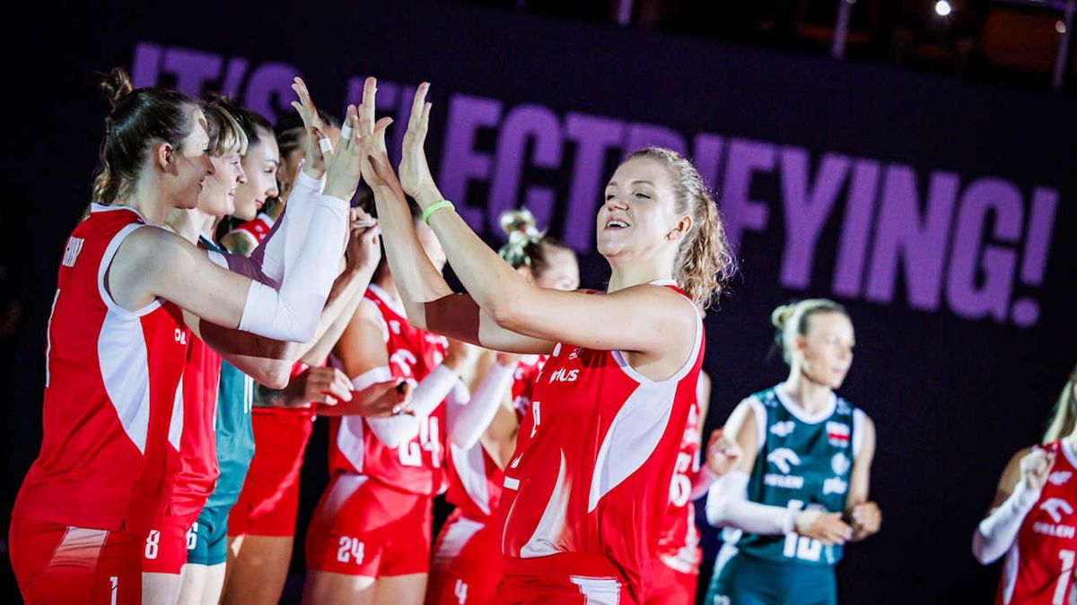 Materiały prasowe / VolleyballWorld / Na zdjęciu: reprezentacja Polski