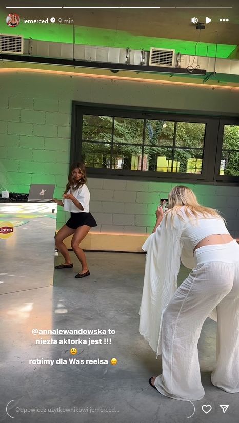 Anna Lewandowska i Jessica Mercedes nagrały wspólną rolkę