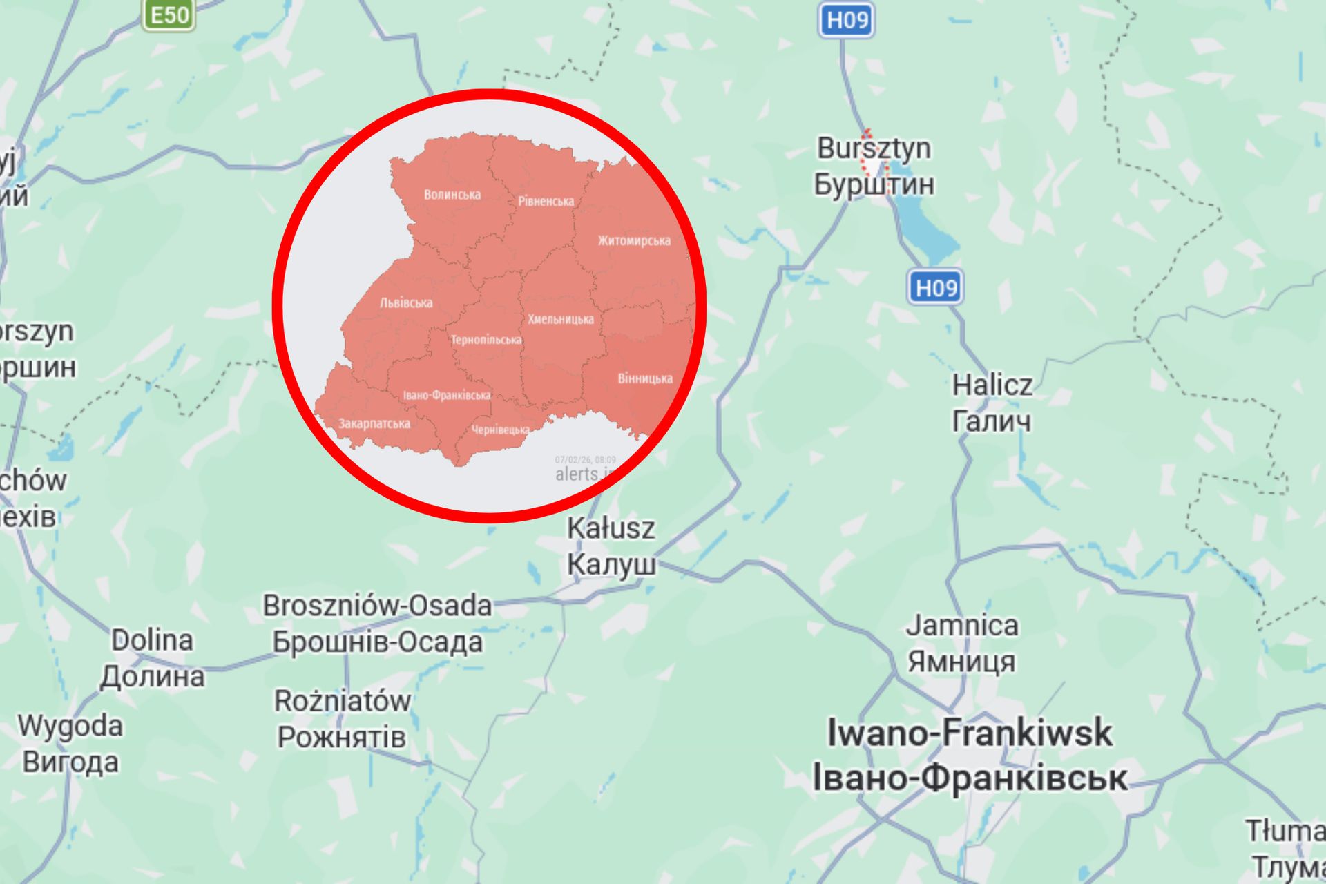 Rosyjski atak na Ukrainę. Siły powietrze ostrzegają o dronach i rakietach