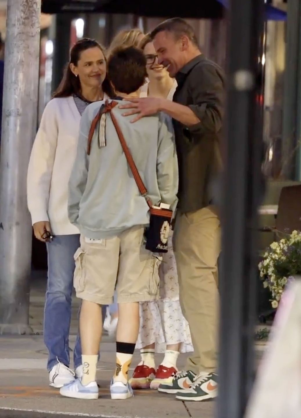 Ben Affleck z byłą żoną i dziećmi