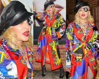 Zdesperowana Madonna walczy o uwagę w szlafroku od Versace