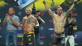 "Klatka po klatce". Łukasz "Juras" Jurkowski powraca na KSW. Tak zaprezentował się na ważeniu