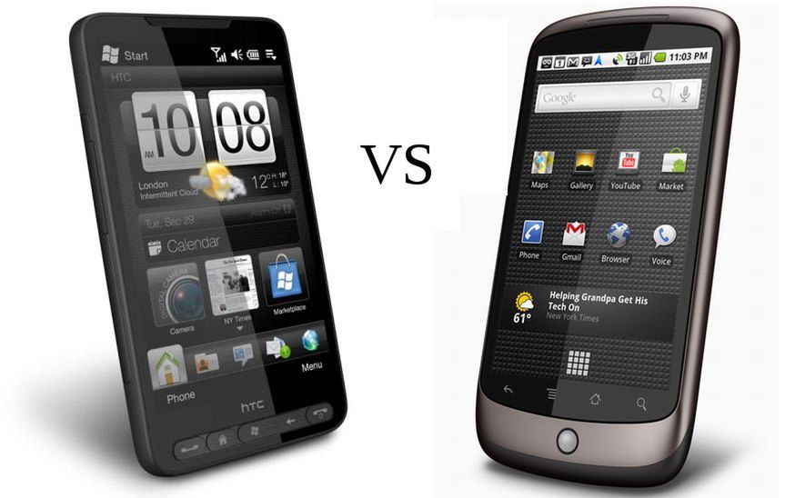 HTC HD2 vs Google Nexus One