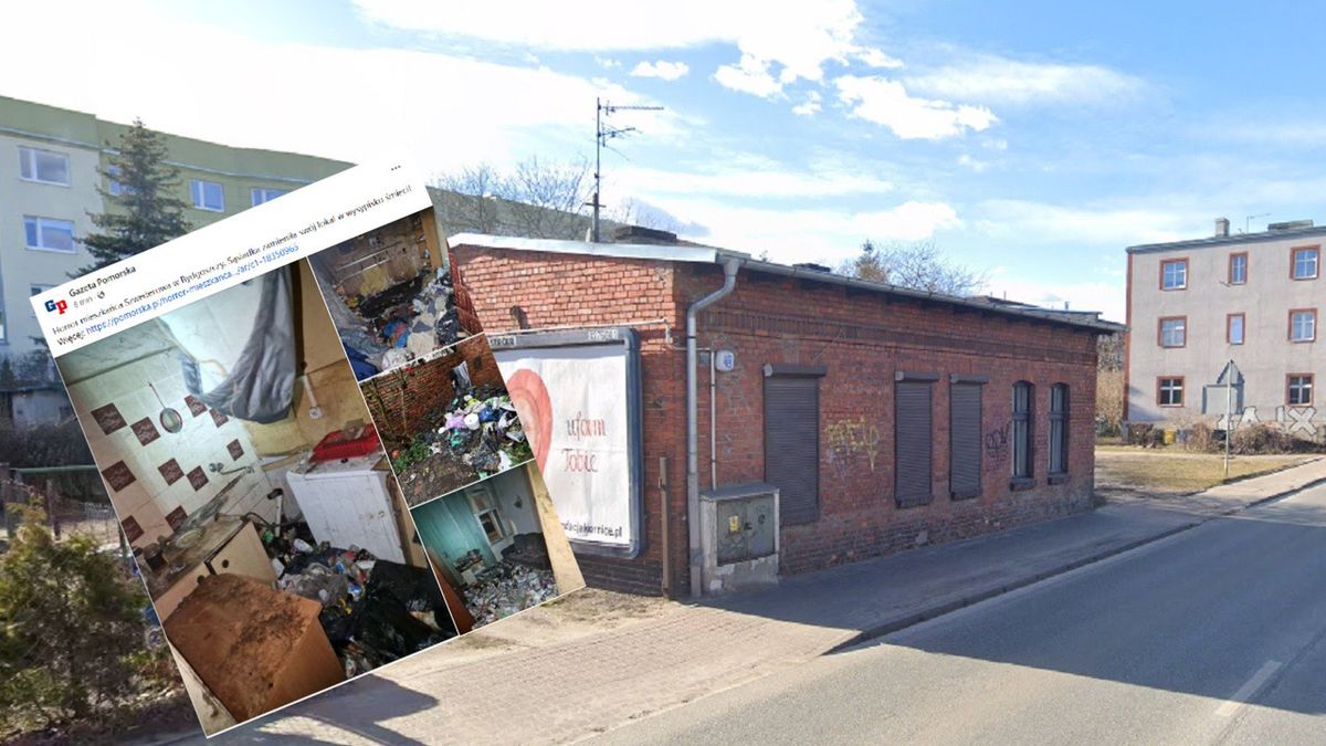 Zrujnowane mieszkanie w Bydgoszczy przy ulicy Pięknej.