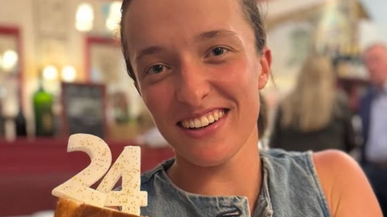 Iga Świątek celebruje 24. urodziny