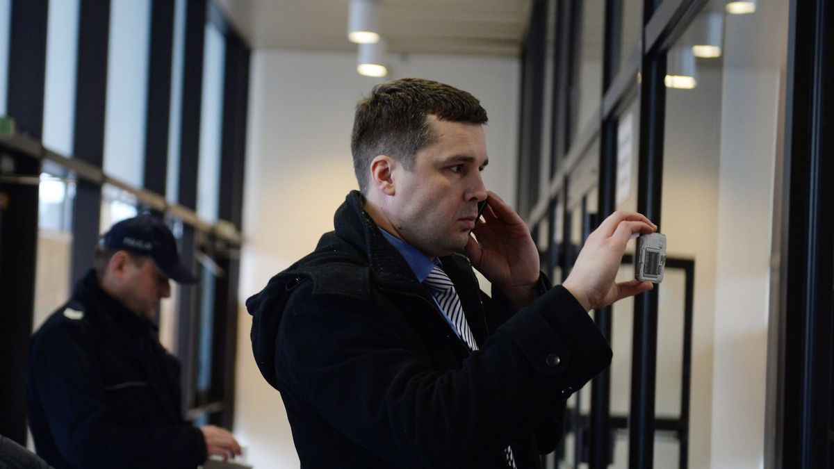 Na zdjęciu Michał Rachoń - dziennikarz TVP Info i były działacz PiS.