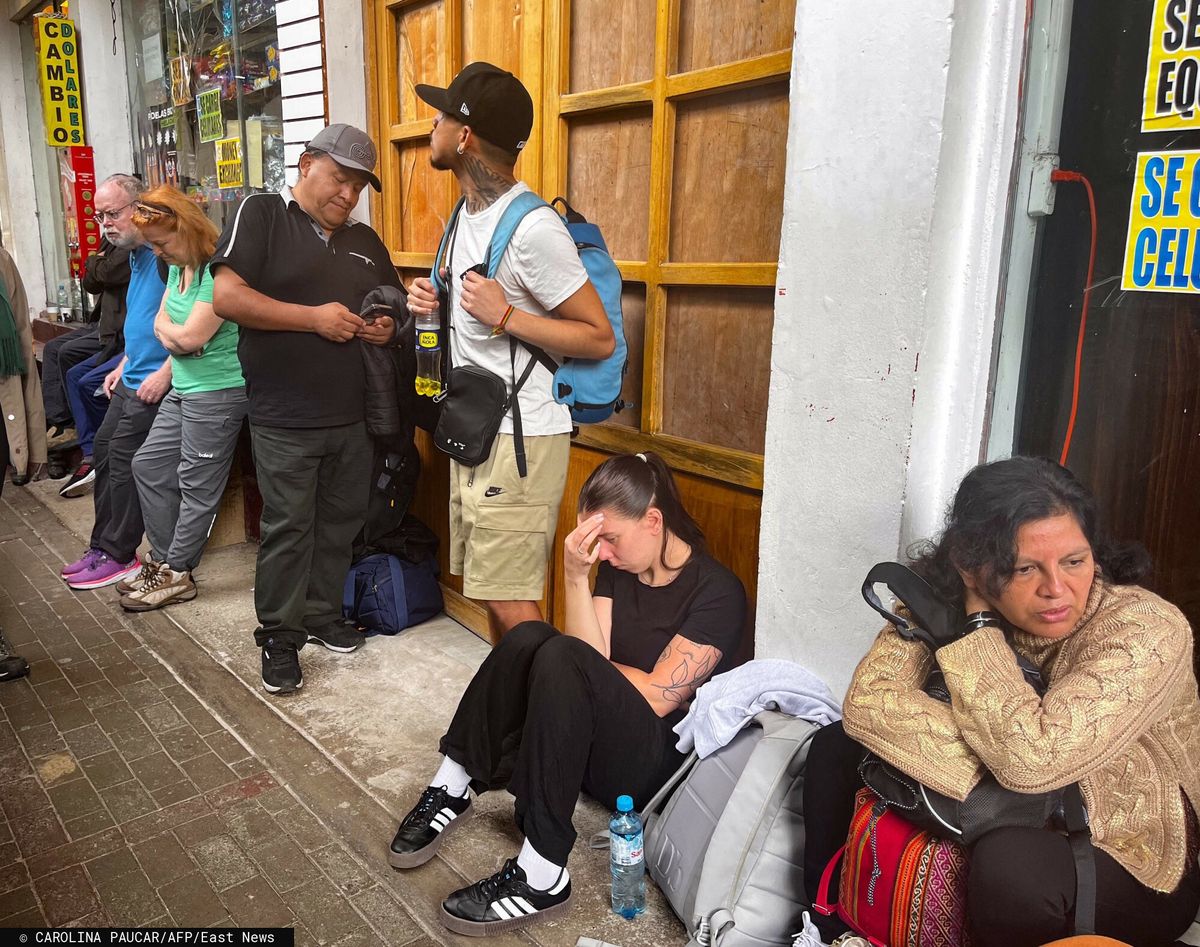 Turyści zostali ewakuowani z Machu Picchu