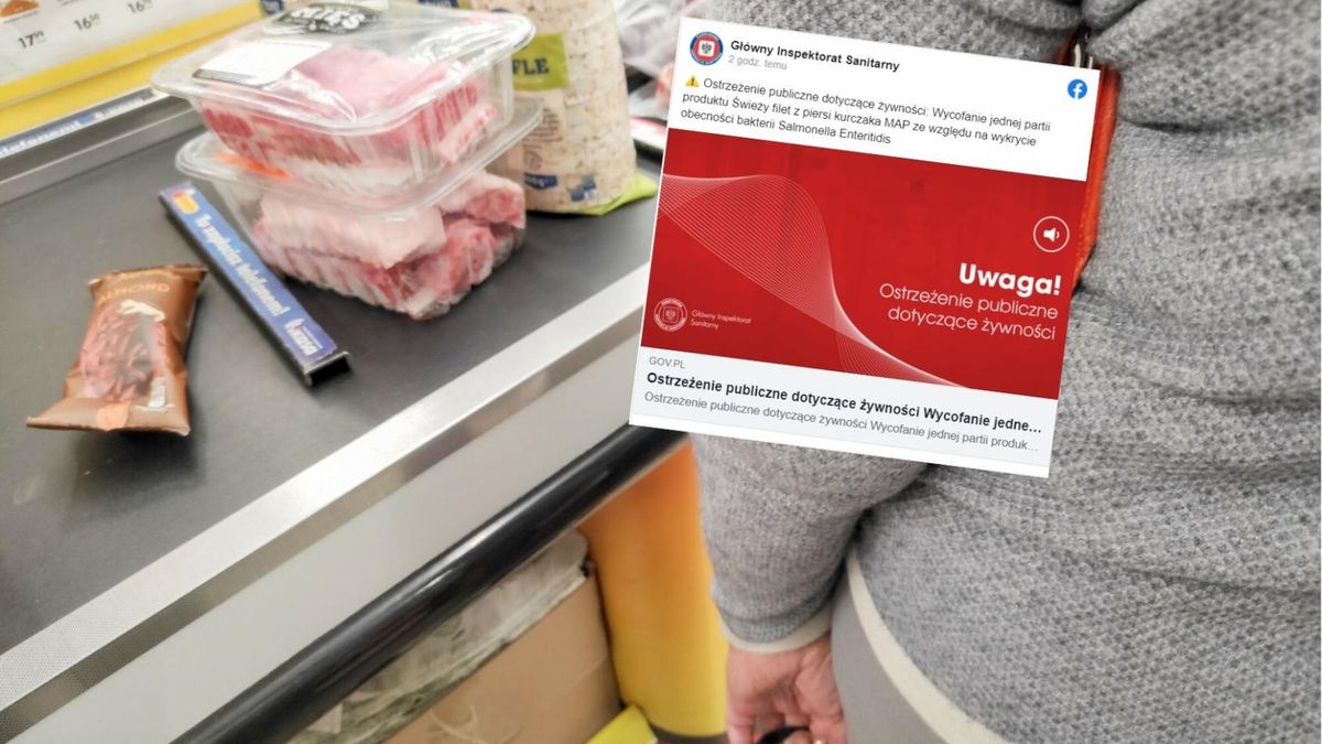 Wycofano ze sprzedaży fileta z piersi  kurczaka. Wykryto w nim niebezpieczną bakterię