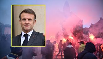 Macron o incydentach w Amsterdamie. "Najbardziej haniebne godziny"