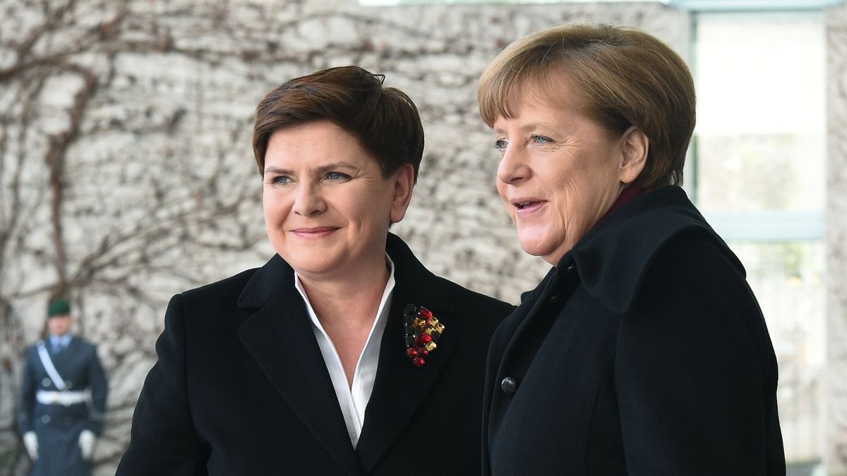Beata Szydło i Angela Merkel
