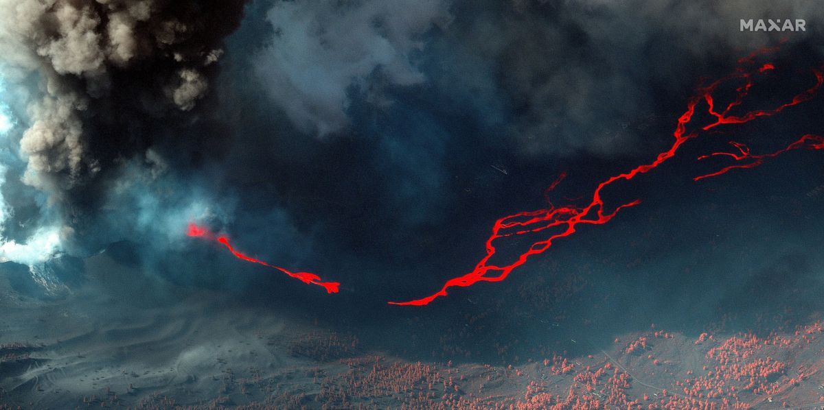 Wybuch wulkanu na La Palmie