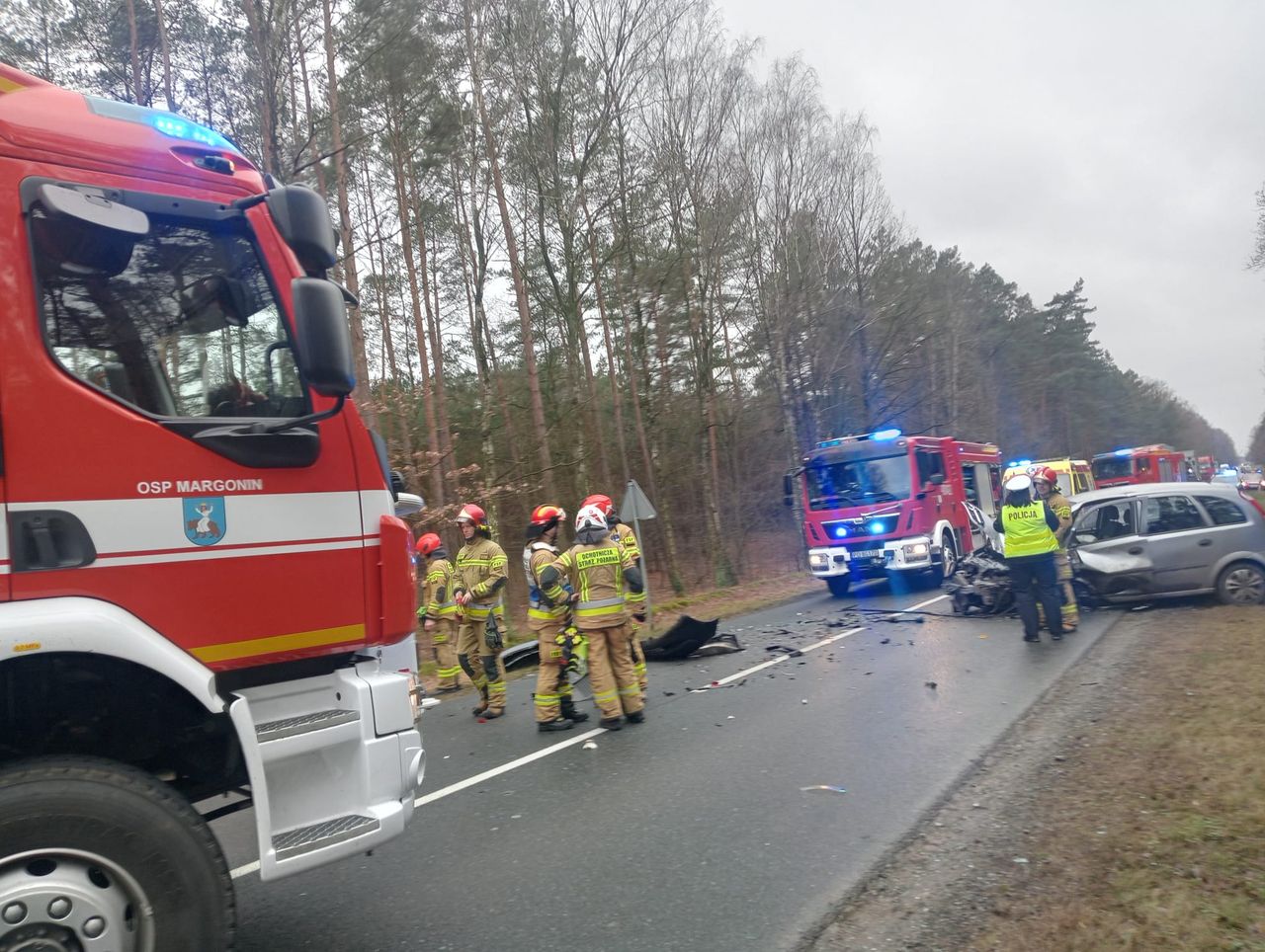 Śmiertelny wypadek na drodze Margonin – Chodzież