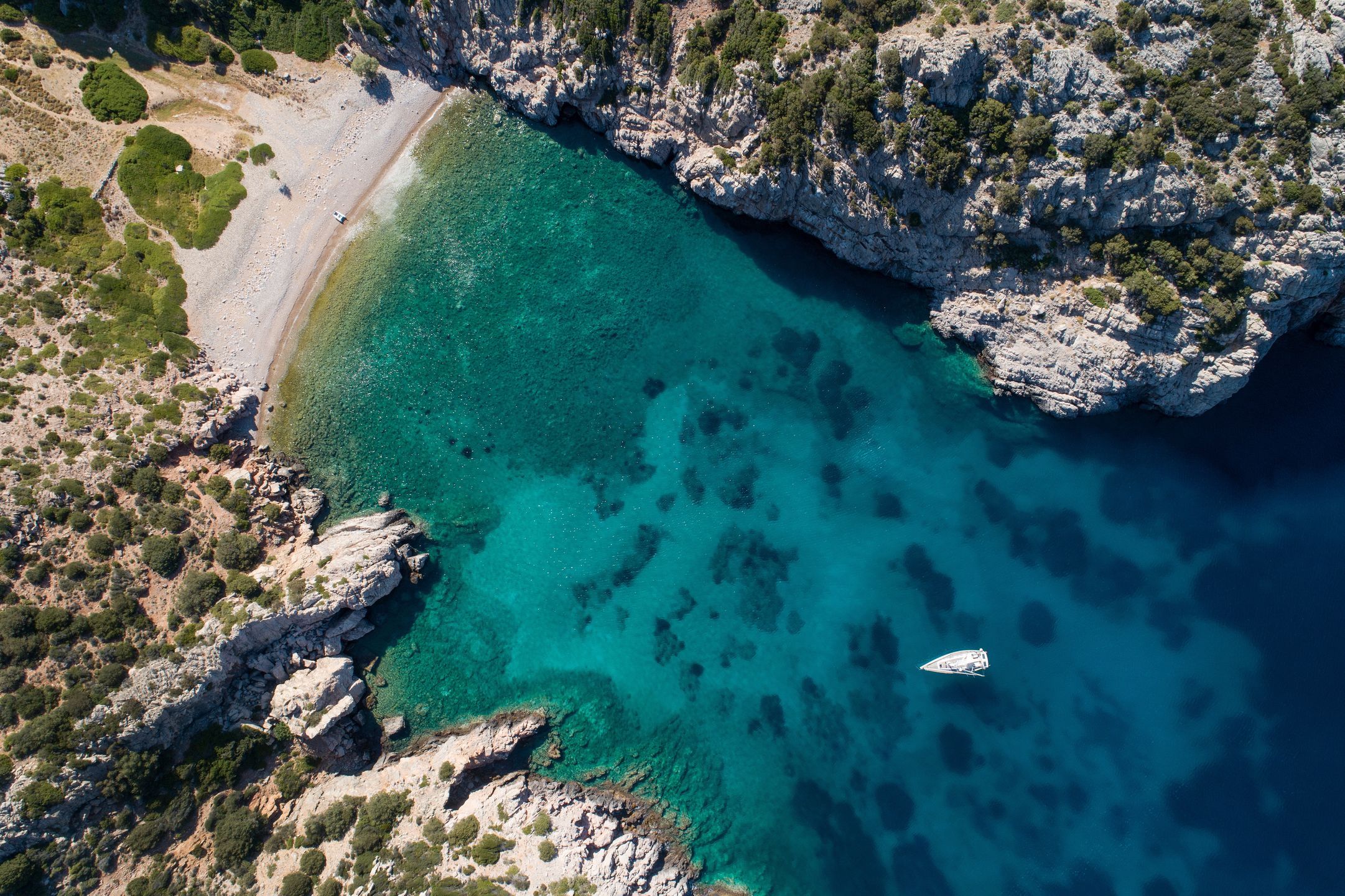 Chios kusi plażami