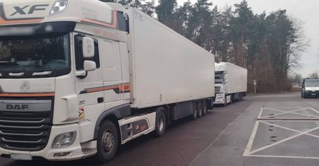 Ciężarówki z Kazachstanu zatrzymane. Zapłacą dziesiątki tys. zł