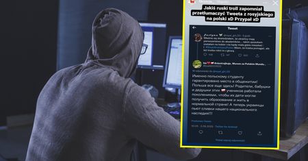 Tak Rosjanie podszywają się pod Polaków. Pomyłka zdemaskowała trolla