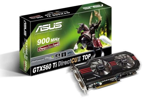 Asus GeForce GTX 560 Ti DCUII