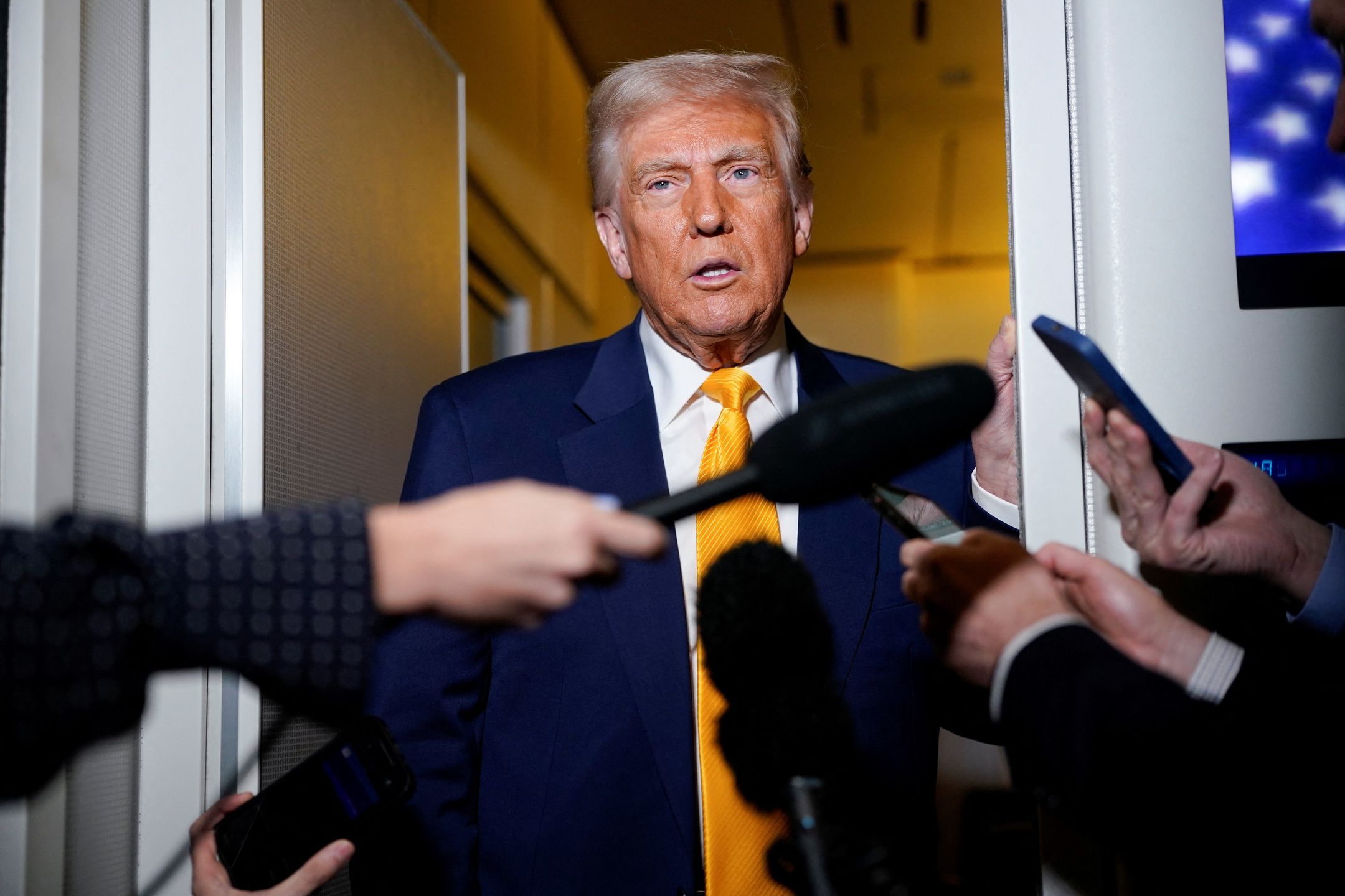 Trump o rozmowach ws. Ukrainy. "Myślę, że idzie okej"