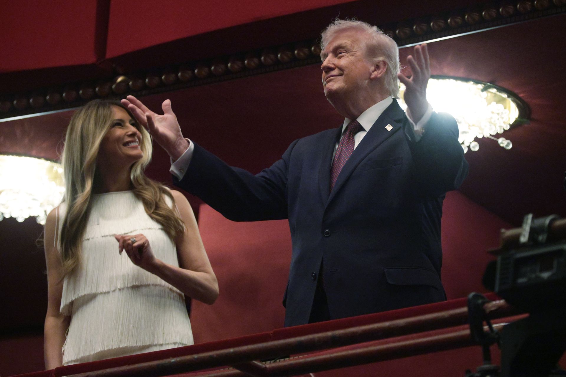 Trump wybuczany na scenie