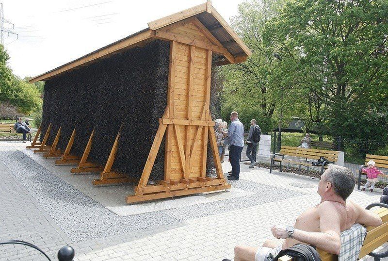 Tężnia w parku Podolskim.