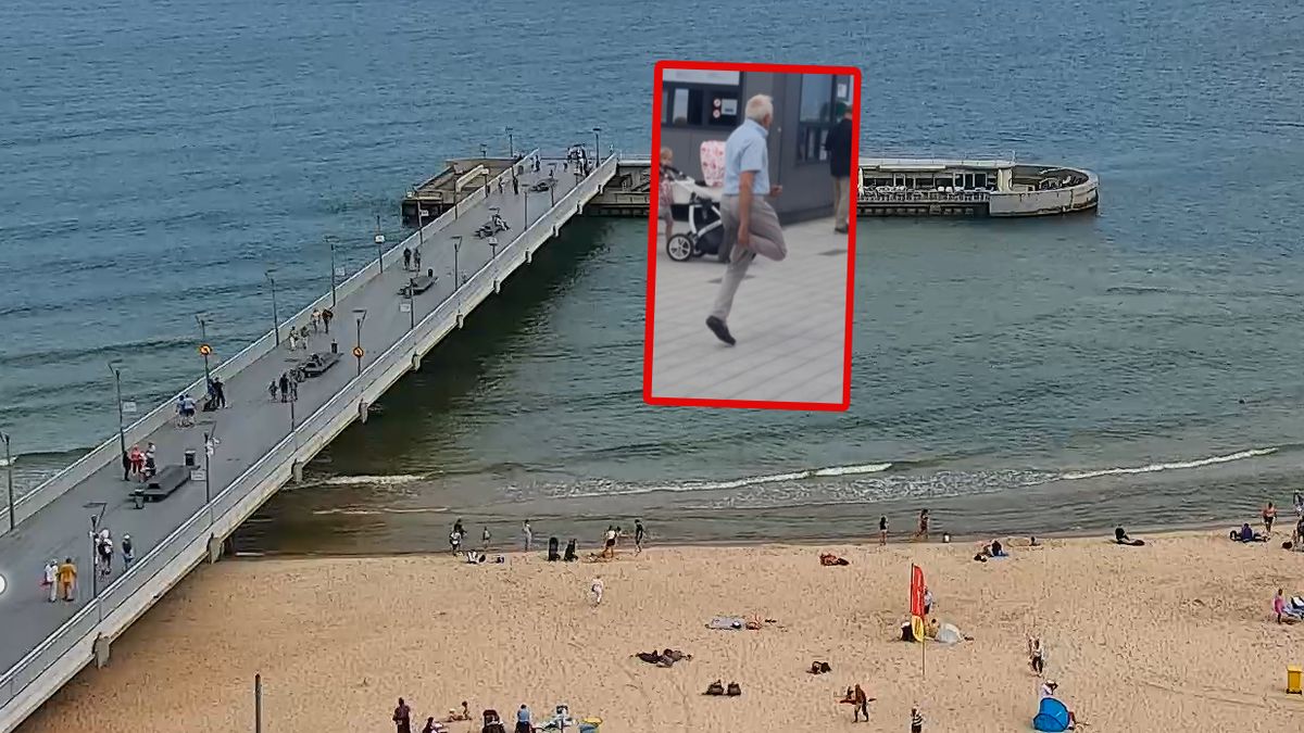 Sieć obiega nagranie z Kołobrzegu.