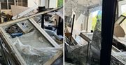 Biura niemieckich mediów w ruinie po ataku na Kijów