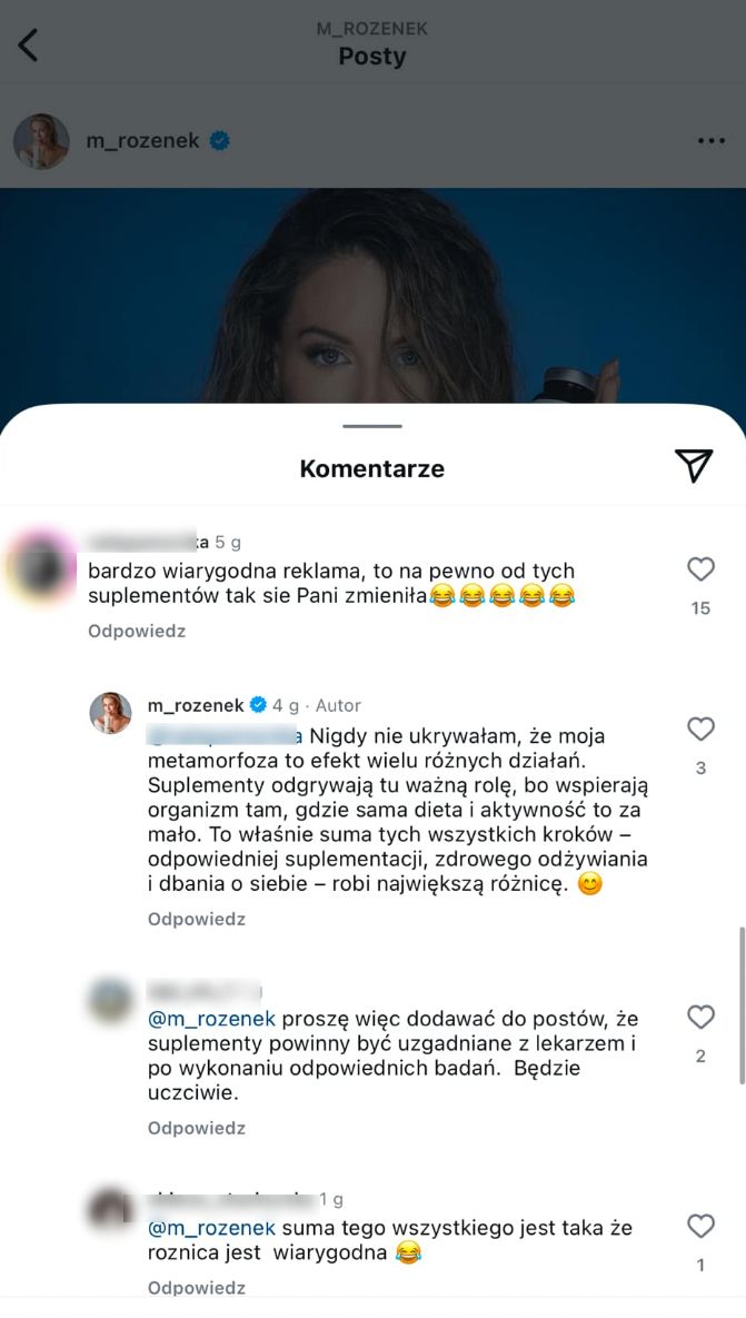 Małgorzata Rozenek kłóci się z fankami