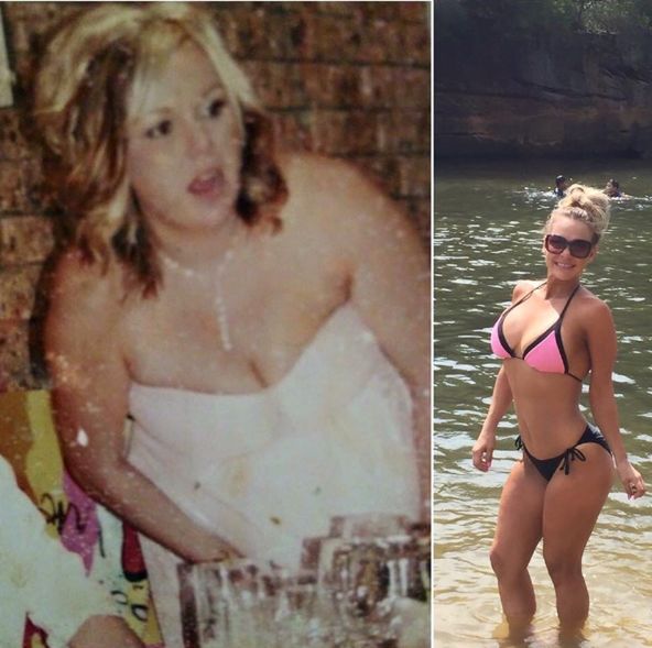 Kobieta schudła ponad 45 kilogramów