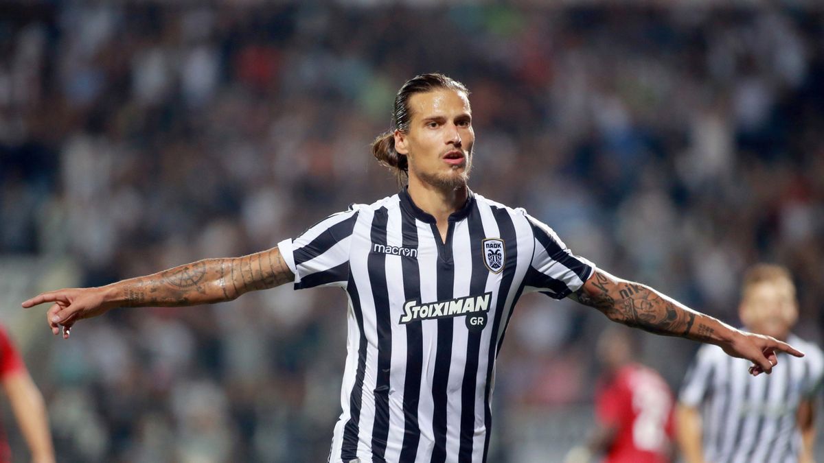 PAP/EPA / PAP/EPA/SOTIRIS BARBAROUSIS / Na zdjęciu: Aleksandar Prijović