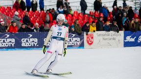 Tomasz Pilch upadł w konkursie Pucharu FIS w Zakopanem. Po 1. serii był drugi