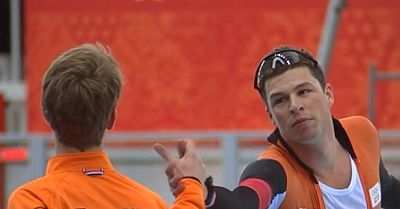 Łyżwiarstwo szybkie (10000 m): Kramer pokonany, złoto dla fantastycznego Bergsmy
