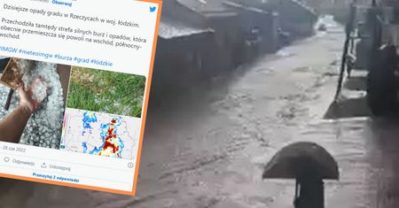Nawałnice w Polsce. Ulice jak rzeki. Szokujące nagranie z Zawiercia