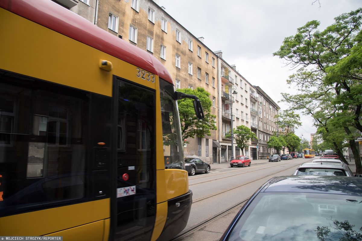 Warszawa. Koronawirus w tramwaju