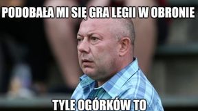 "Tyle ogórków to...". Internauci mają ubaw z Legii